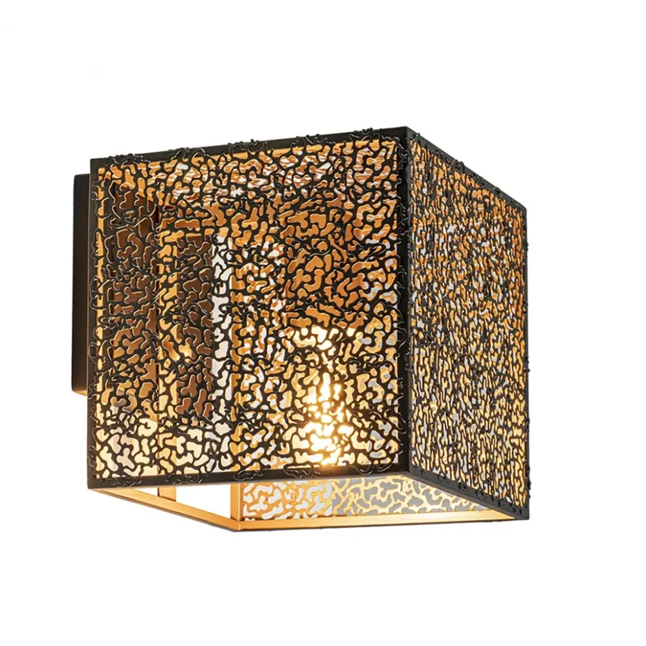 Wandlamp Avola zwart/goud>Straluma Outlet