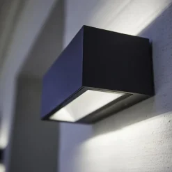 Wandlamp breed up+down antraciet IP54></noscript>Straluma New