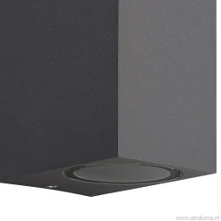 Wandlamp buiten antraciet up+down IP54>Straluma Discount