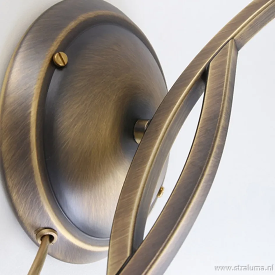 Wandlamp Capri brons/Glas>Straluma Sale