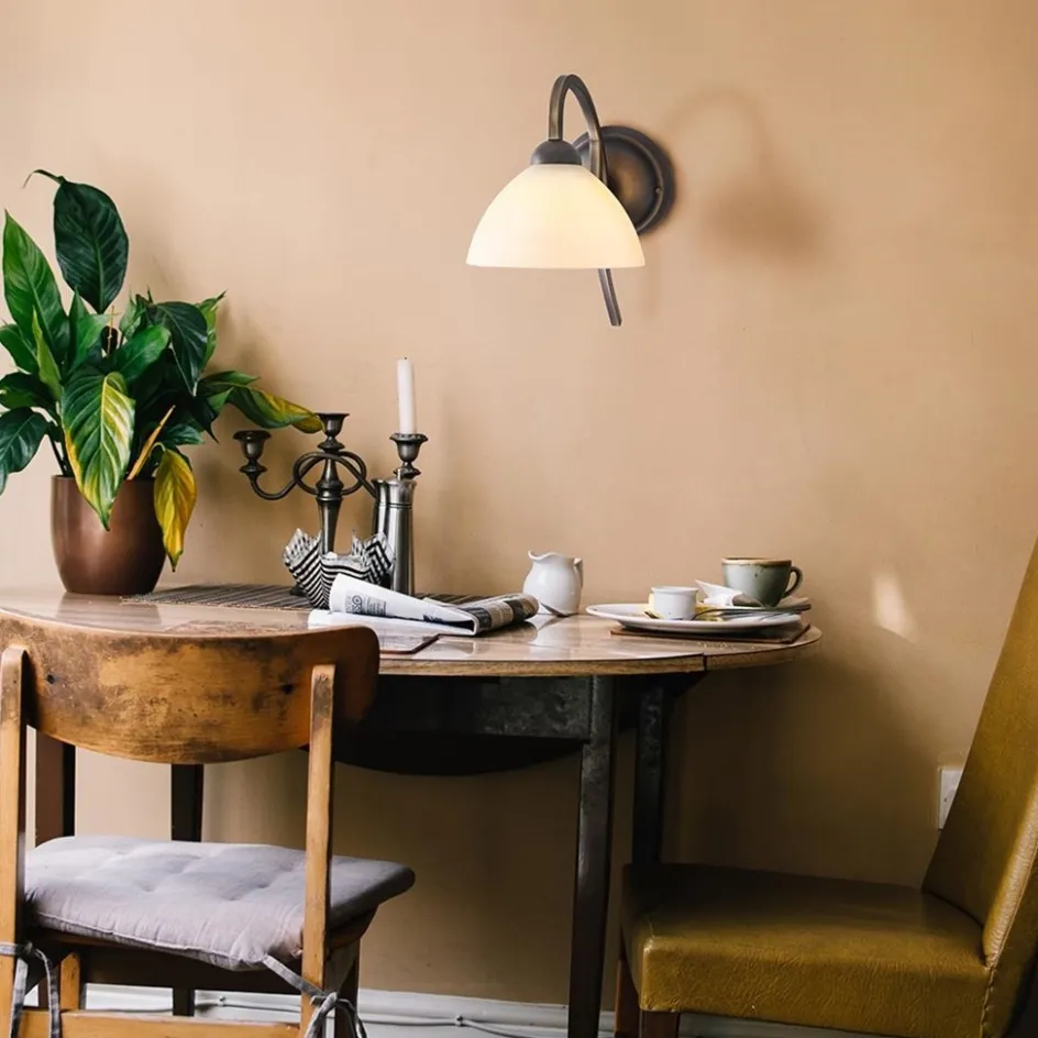 Wandlamp Capri brons/Glas>Straluma Sale