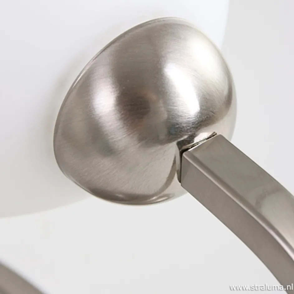 Wandlamp Capri staal/glas slaapkamer>Straluma Sale