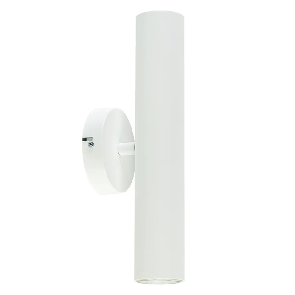 Wandlamp cilinder wit up+down GU10>Straluma Hot