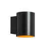 Wandlamp cilinder zwart/goud>Straluma Online
