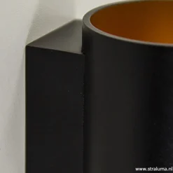 Wandlamp cilinder zwart/goud><noscript><img width=