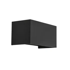 Wandlamp Davos 20cm zwart IP54 2700k>Straluma Online