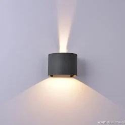 Wandlamp Davos verstelbaar antraciet IP54><noscript><img width=