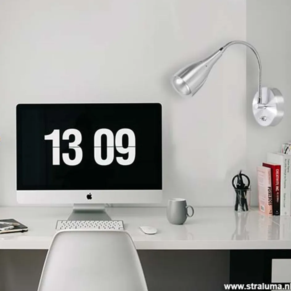 Wandlamp Elite aluminium strak modern>Straluma New