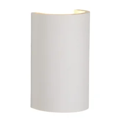 Wandlamp gips halve koker G9>Straluma Hot
