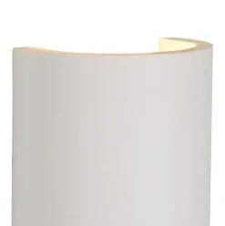 Wandlamp gips halve koker G9></noscript>Straluma Hot