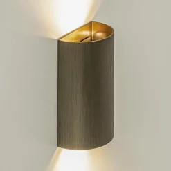 Wandlamp Hera afgerond brons><noscript><img width=