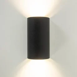 Wandlamp Hera afgerond zwart><noscript><img width=