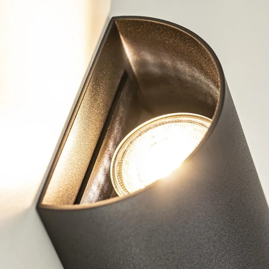 Wandlamp Hera afgerond zwart>Straluma Online