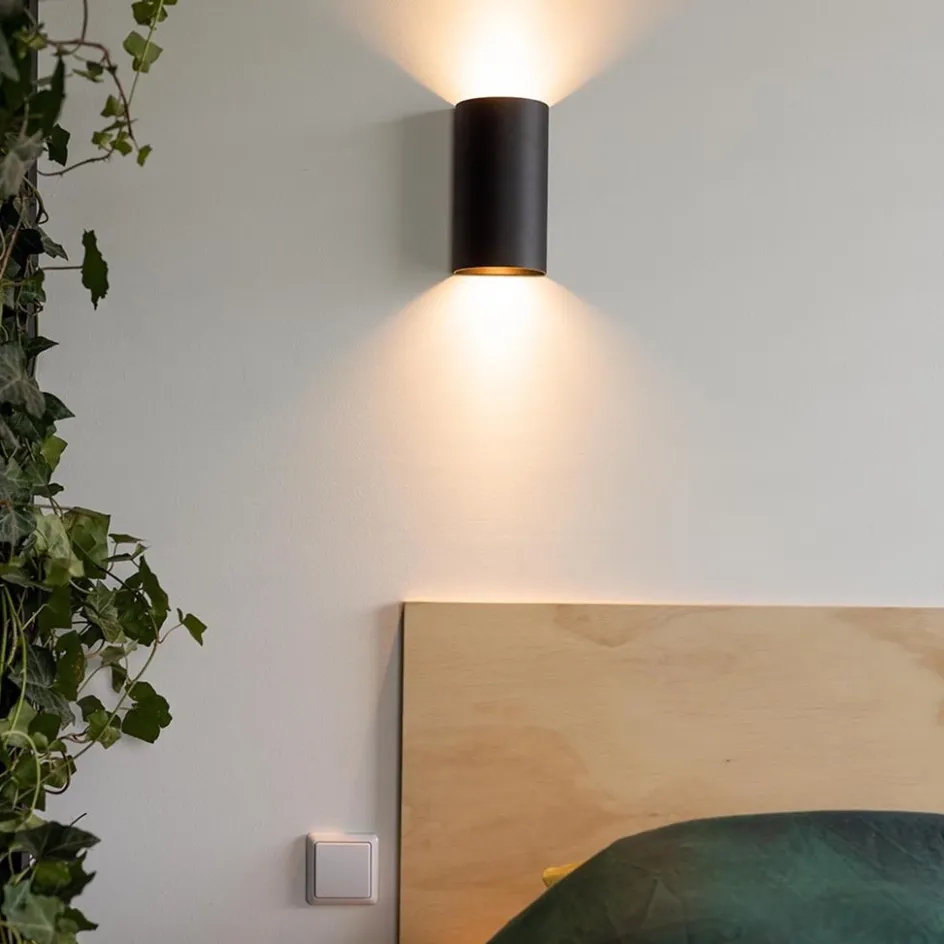 Wandlamp Hera afgerond zwart>Straluma Online