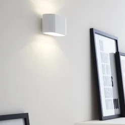 Wandlamp klein ovaal wit><noscript><img width=