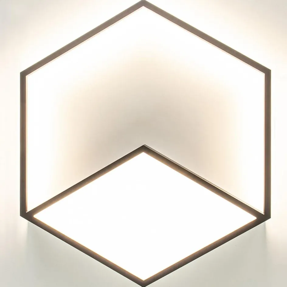 Wandlamp Kubick XL zwart 3000K>Straluma Best
