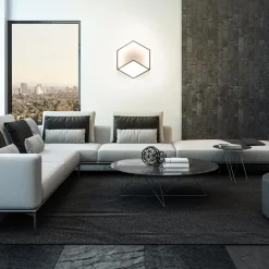 Wandlamp Kubick XL zwart 3000K><noscript><img width=