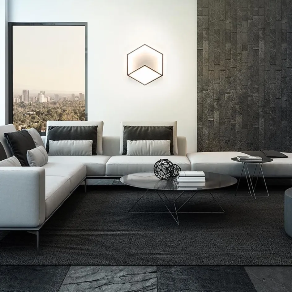 Wandlamp Kubick XL zwart 3000K>Straluma Best