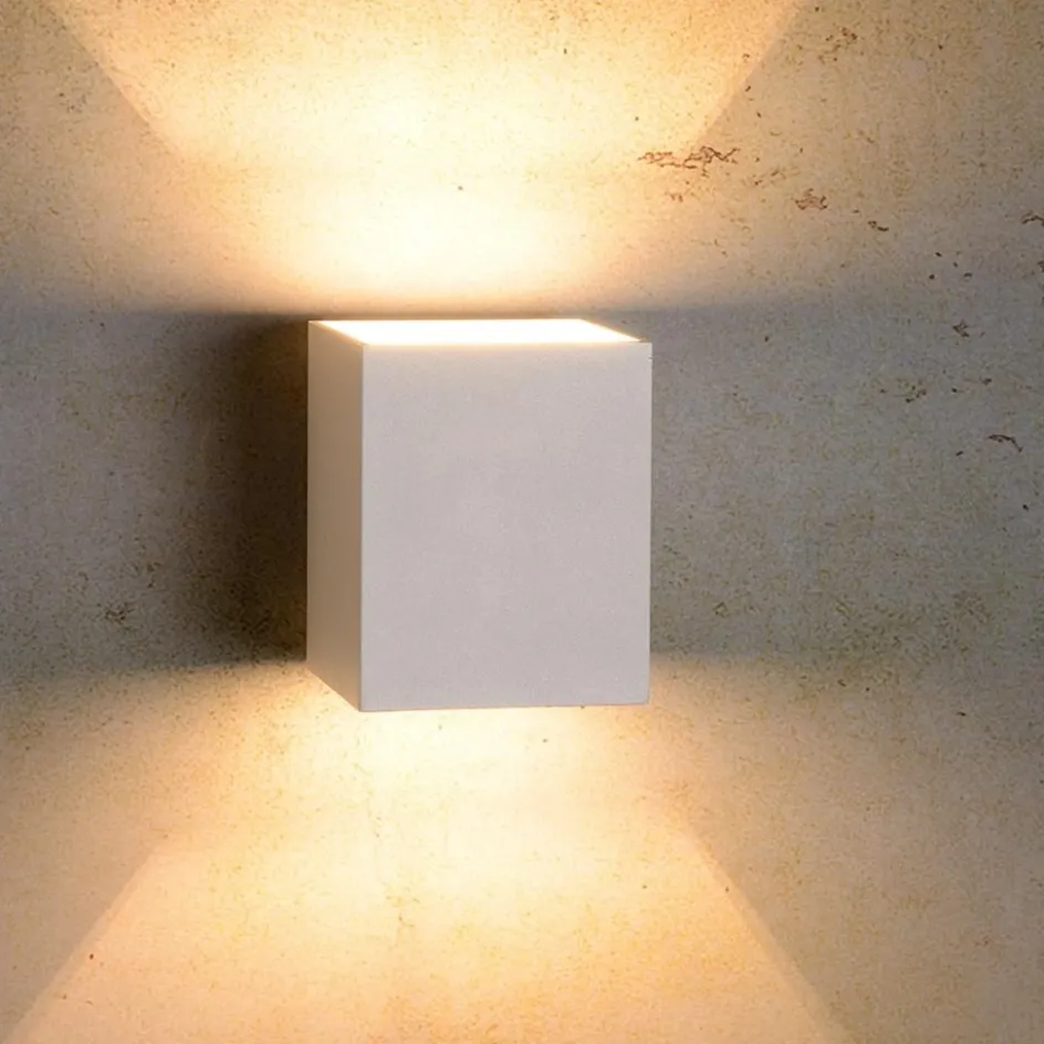 Wandlamp kubus wit G9>Straluma Clearance