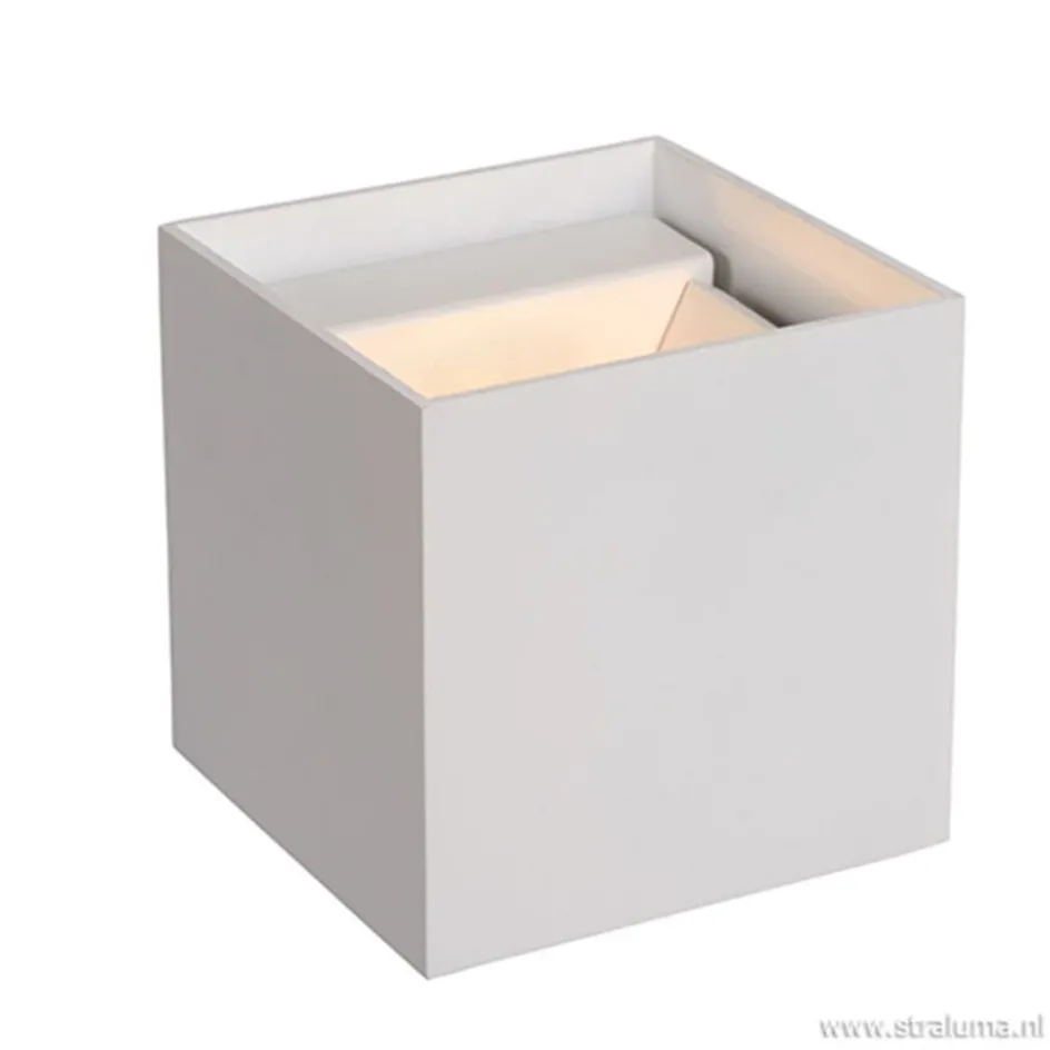 Wandlamp kubus wit verstelbaar incl. led>Straluma Outlet