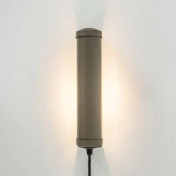 Wandlamp mat bruin met draaibare kap></noscript>Straluma Hot