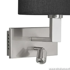 Wandlamp New Oval kap zwart led>Straluma New