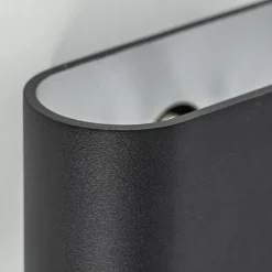 Wandlamp ovaal zwart/zilver g9></noscript>Straluma