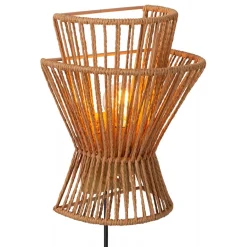 Wandlamp papier naturel met mat goud>Straluma Clearance