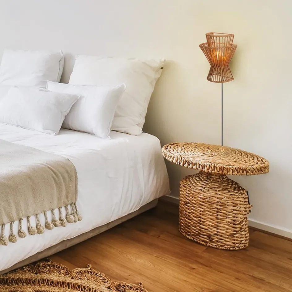 Wandlamp papier naturel met mat goud>Straluma Clearance