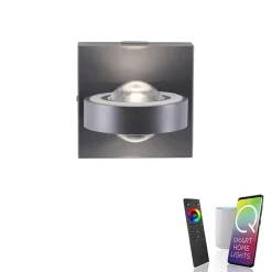 Wandlamp Q-Mia smart antraciet rgbw>Straluma Discount
