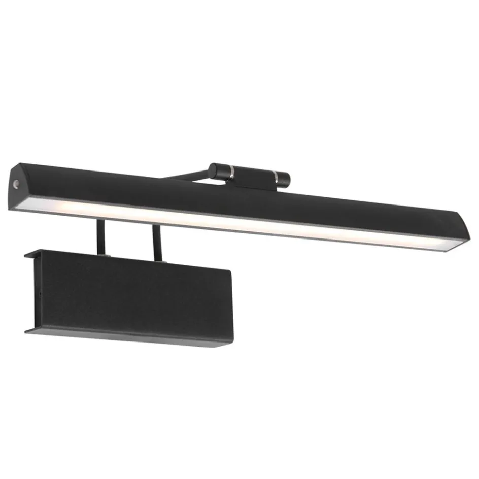 Wandlamp schilderij zwart inclusief dimbaar LED>Straluma Best