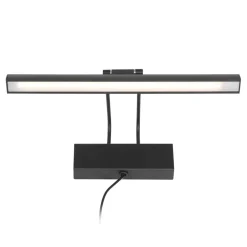 Wandlamp schilderij zwart inclusief dimbaar LED>Straluma Best