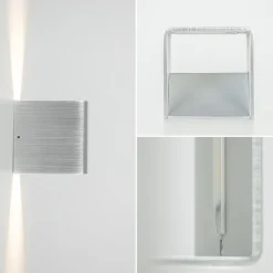 Wandlamp Stretto kubus alu></noscript>Straluma