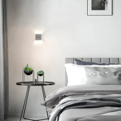 Wandlamp Stretto kubus alu></noscript>Straluma