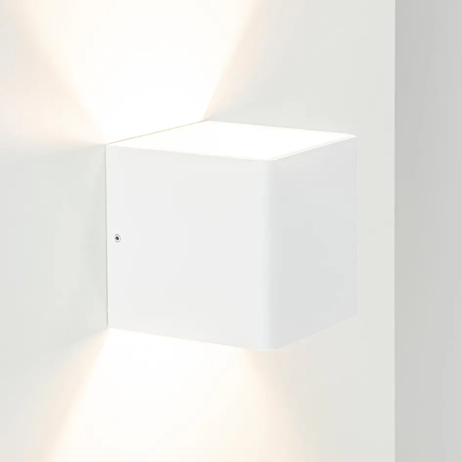 Wandlamp Stretto kubus wit>Straluma Outlet