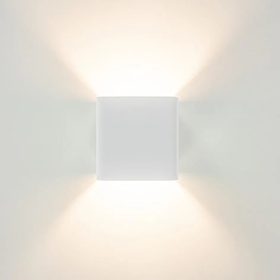 Wandlamp Stretto kubus wit>Straluma Outlet