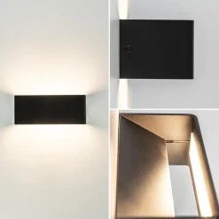 Wandlamp Stretto zwart 20cm></noscript>Straluma New