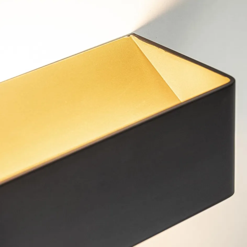 Wandlamp Stretto zwart/goud 30cm>Straluma