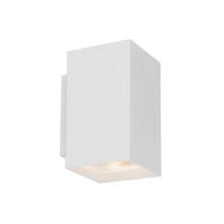 Wandlamp wit rechthoek up+down gu10>Straluma Online