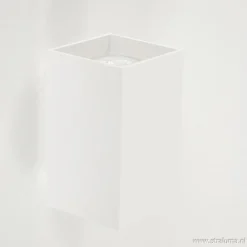 Wandlamp wit rechthoek up+down gu10></noscript>Straluma Online
