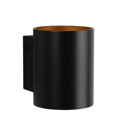 Wandlamp Xera zwart/goud binnenkant>Straluma Clearance