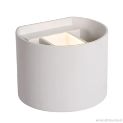 Wandlamp Xio wit afgerond incl. led g9>Straluma Clearance