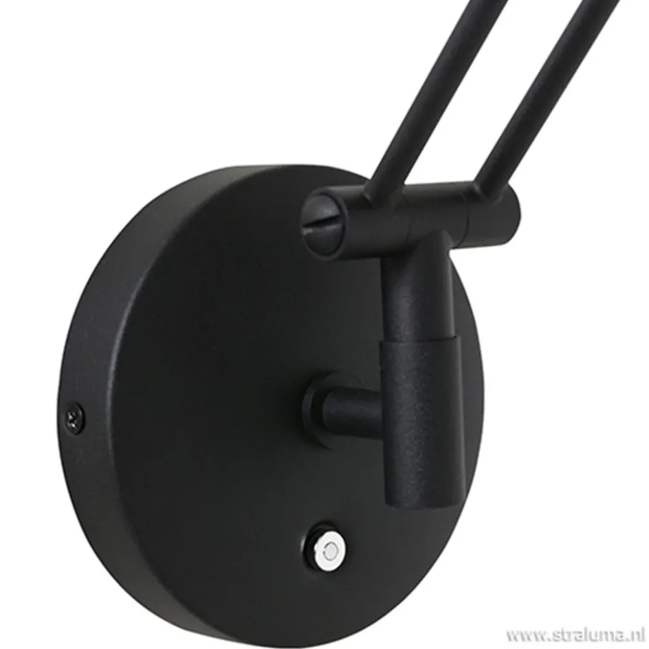 Wandlamp Zodiac zwart incl. dimmer cct>Straluma Online