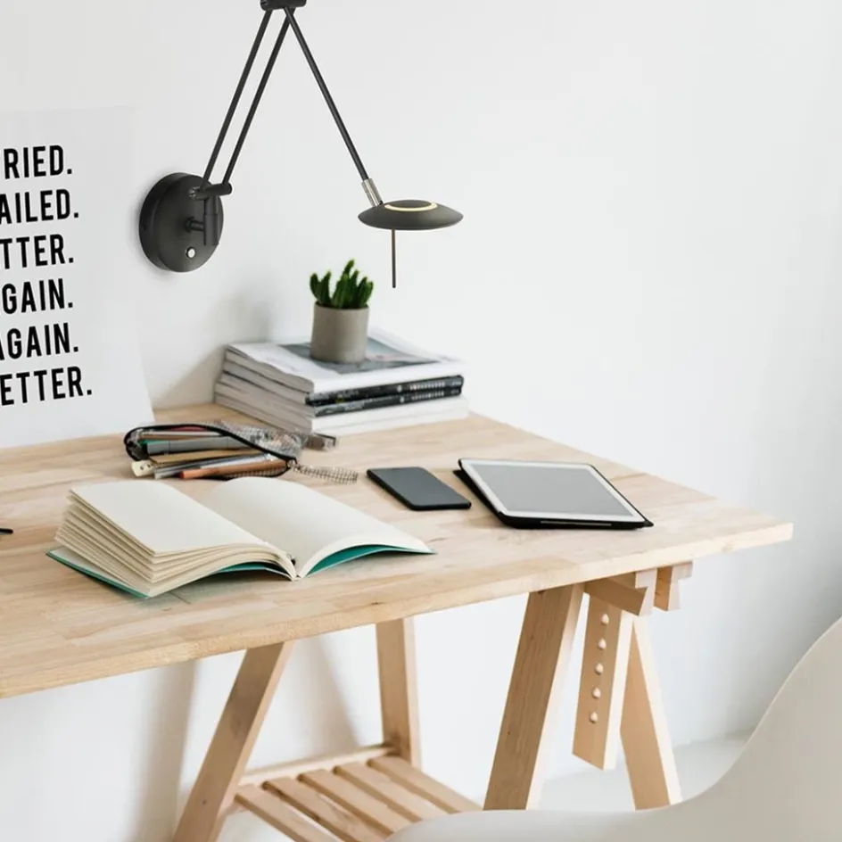 Wandlamp Zodiac zwart incl. dimmer cct>Straluma Online