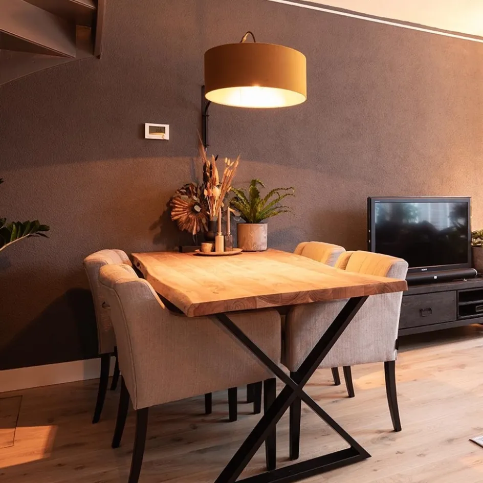 Wandlamp zwart met velourse kap>Straluma Sale