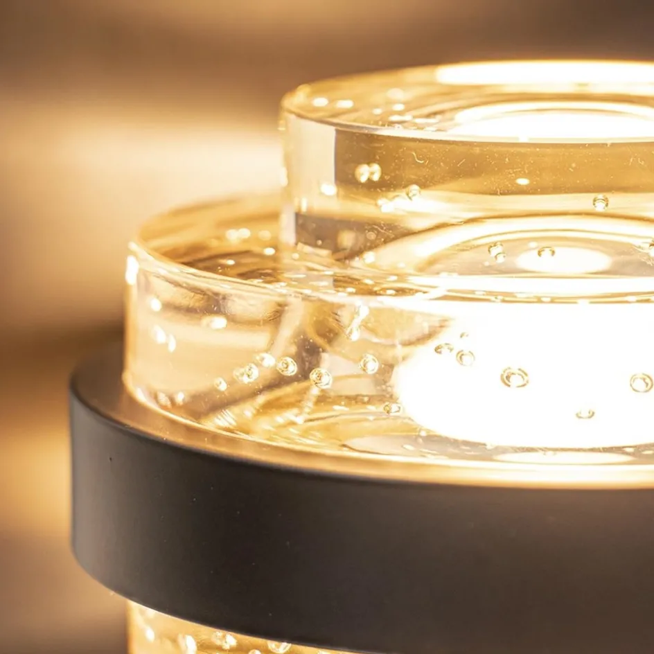 Wandlamp zwart/amber>Straluma