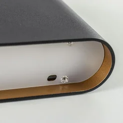 Wandlamp zwart/goud ovaal dimbaar><noscript><img width=