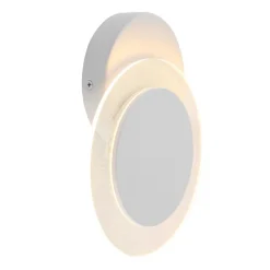 Wand-/plafondlamp Lido wit indirect><noscript><img width=