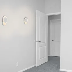 Wand-/plafondlamp Lido wit indirect><noscript><img width=