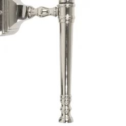 Zilveren wandlamp Delhi fakkel></noscript>Straluma New